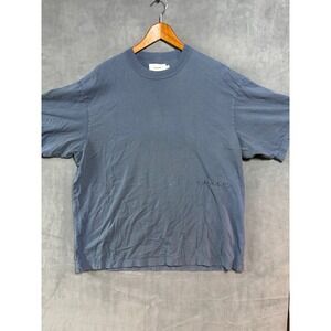 COACH Garment Dye Blue Crewneck Tee Shirt Size L